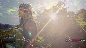 Milf Forest Keeper Explores G-Spot in Nature Cosplay Adventure