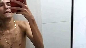 just jerking off in the bathroom after soccer game feels so good solo