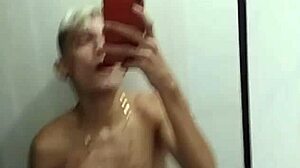 just jerking off in the bathroom after soccer game feels so good solo