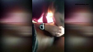Deepthroat blowjob turns into hardcore car sex on chicksroulette date