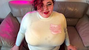 Big Ass BBW Milf Cheats with 15 Inch Anal Dildo!