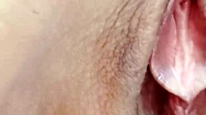Horny Mature Blonde Massages Huge Beefy Pussy