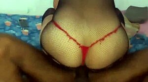 Watch horny teen student fuck old BBC bartender till she sucks cum from friend's pussy