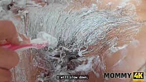 Mommy4K Shaving Leads to Seductive Bathroom Pounding of Czech Cougar Pussy
