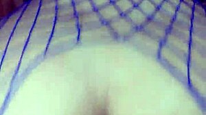 Curly slut moans wildly fucking homemade in pantyhose