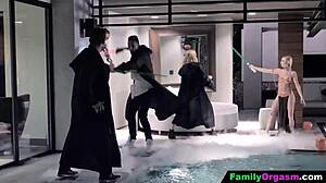 hey stepdads, leading nerdy stepdaughters to orgy orgasms... taboo 4some?