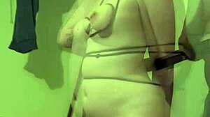 bdsm ruler spanks slave bound to fuck machine in intense maledom session