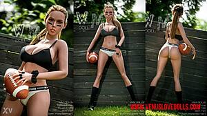 Premium athletic asian sex doll venus gets fucked hard
