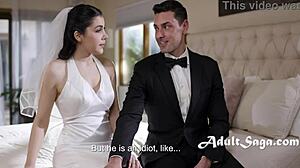 Best Man Pounds Bride Valentina Nappi's Ass In Bridal Veil