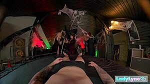 Hocus Pocus Halloween Three Witches Ride Big Cocks Foursome Ladylyne