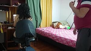 Boss rams secretary's shaved ass in office