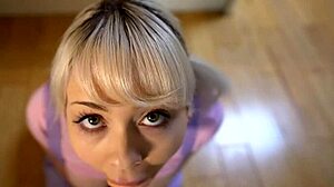 Cherry English Bent Over for POV Doggystyle Cumshot