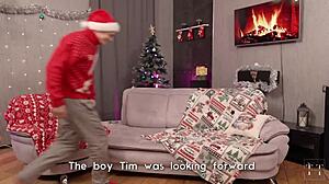 how did his giant monster cock fit my tight pussy this christmas?