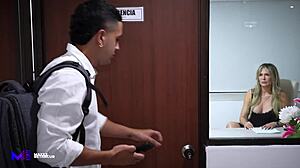 Busty Colombian Boss Monique Fuentes Fucks Hard To Keep Job
