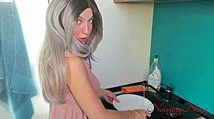 Step-mom, you're my free use slut for doggystyle creampie