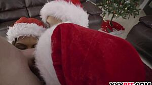 i went to my bff's christmas party and met a huge cock monster