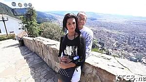 Shemale sweetheart's tight ass gets brutally tunnelled by monster cock with pain and anal creampie finish