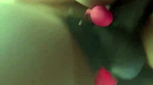 she bends over for ebony strap-on pussy pounding in POV... full vid sub!