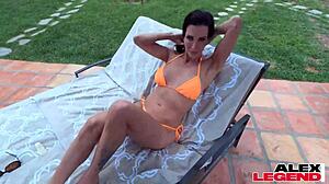 sexy milf shay sights hosts wild outdoor cunt party with massive meat guest