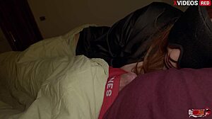 stepmom slurps my cock deepthroat face fuck til i blast cumshot facial in her wet whore mouth taboo