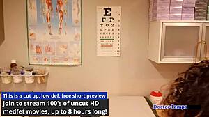 dr tampa gives kalani luana a wild university entrance physical with tits and fetish fun