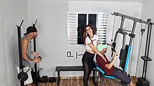 hey cuck, watch your wife cheat at the gym behind your back?