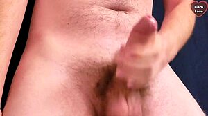 big cock guy jerks massively moaning to huge cumshot finish