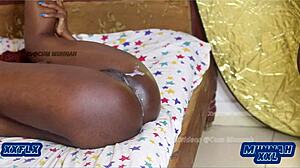 Ever wonder how a horny amateur wife rides huge cock to explosive cowgirl orgasm then missionary cumshot?