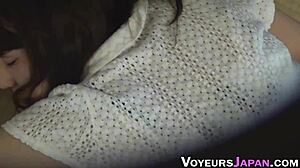 japanese teen 18+ fingers hairy pussy outdoors