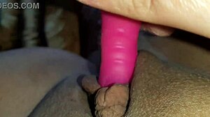 Amateur Lesbian Solo Masturbation Hits Wet Pussy Orgasm Harder Than Tongue in Homemade POV Toy Play