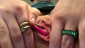 Face Sitting Fat BBW Teen Plugs Ass Anal Close-Up!