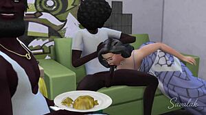Maritza mexican milf mom takes gangbang threesome in hood cuckold style!