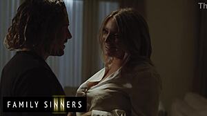 Smoking milf spanks ass titty fucks son-in-law doggystyle