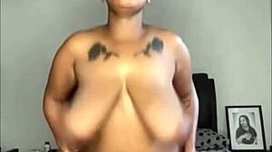 African camgirls bounce squeeze spit on natural tits boobs compilation