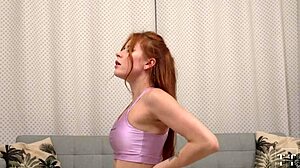Friends Ravish Redheaded Sporty Bitch In Steamy Group Romp