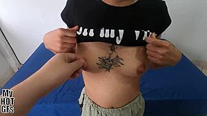 apenas legal 18 year old tries new cock riding casting