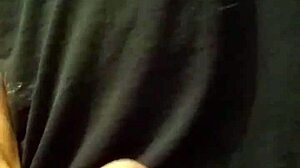 Sexy panties wrapped tight around throbbing dick for hot cumshot