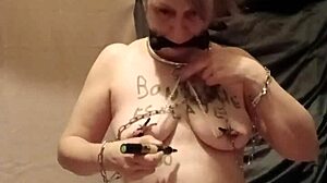2025 Slave Maid Flaunts in Tiny Apron Humiliation