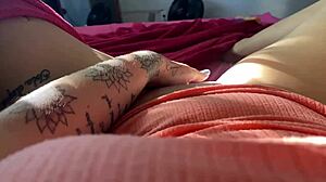 Young Brazilian Shoves Four Fingers Deep in Tight Pussy Till Gushing Orgasm