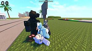 Whoreblox Gangbang Erupts in Creampie Cumshot Frenzy!
