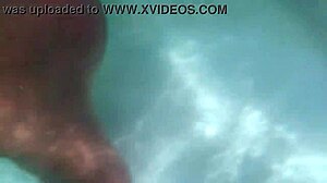 Heart pounding underwater creampie fills her dildo-stuffed pussy