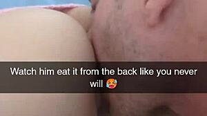 real cheating gf richelle rose turns into total cumslut pet on snapchat