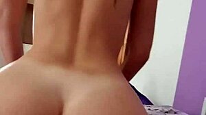shy teen roommate rides cock hard creampie cumshot homemade pov dorm!