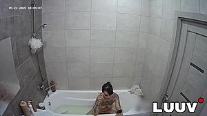 Emily's tattooed amateur reality show flashes tits in private call