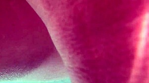 Heart pounding underwater creampie fills her dildo-stuffed pussy