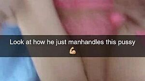 real cheating gf richelle rose turns into total cumslut pet on snapchat