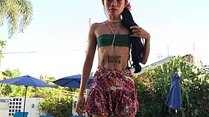 petite asian princess 18+ fights off giant monster cock attacks