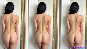 ai korean girl solo graceful nsfw vs sfw generated scenes