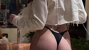 Beautiful Latina Girl Next Door In Lingerie Masturbates Pov