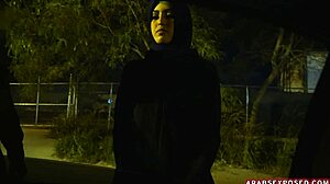 ARAB GIRL PICKED UP ON STREET FOR CASH FUCK OUTDOOR